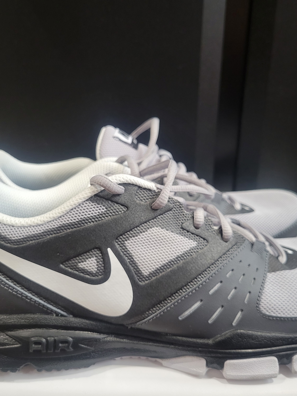 Nike Air One TR Gray and White Athletic Sneakers